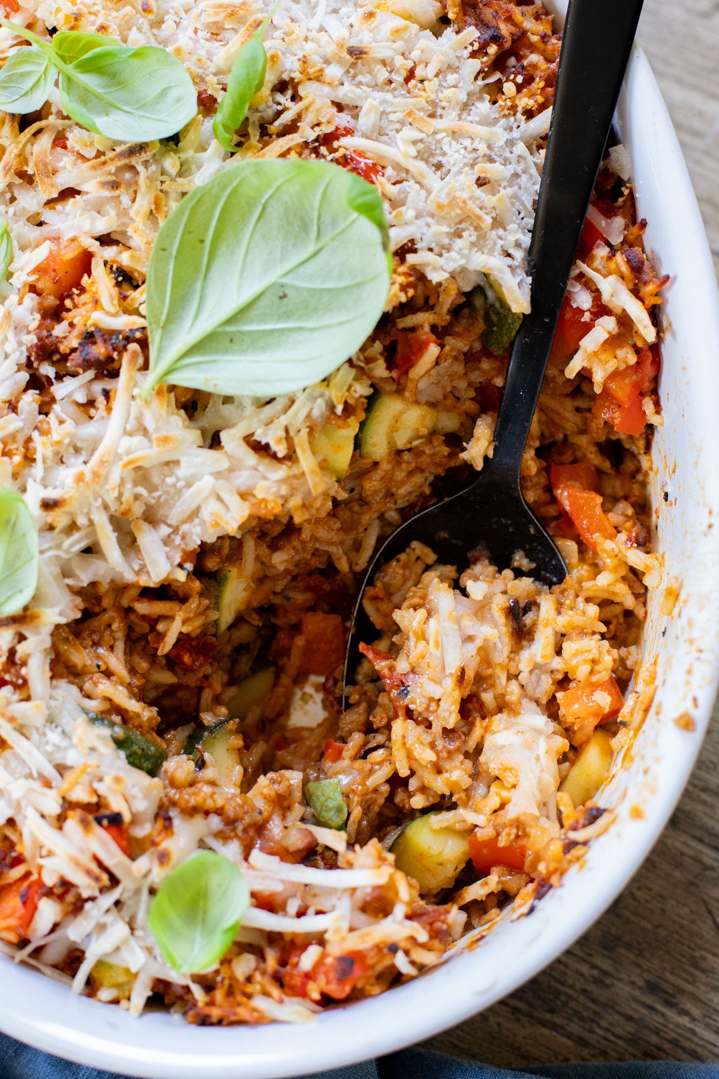 Vegan Beef Zucchini Casserole - This Savory Vegan