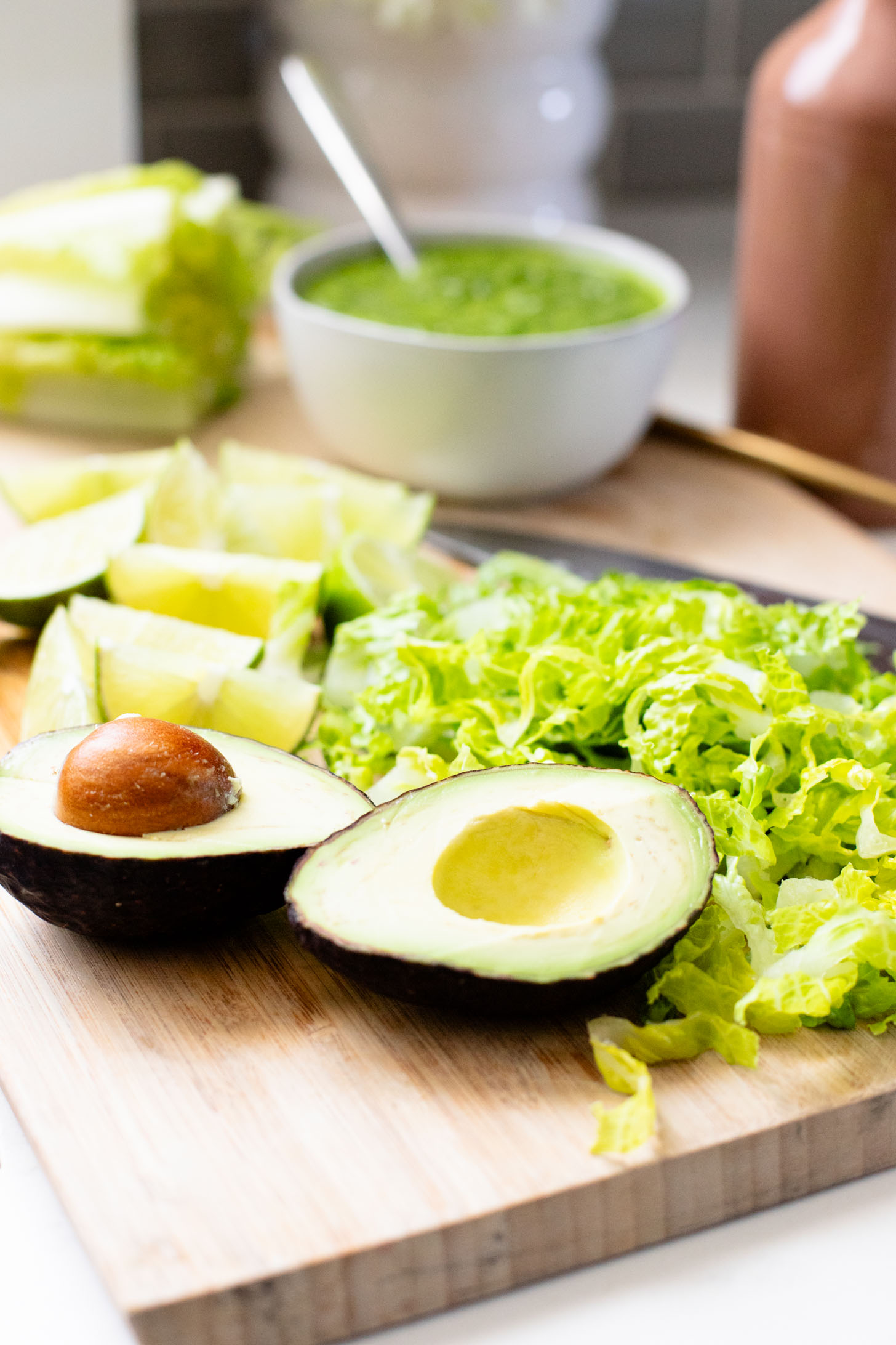 These Vegan Chimichurri Steak Bowls are high in protein and packed with fresh flavors. A quick and easy weeknight dinner | ThisSavoryVegan.com