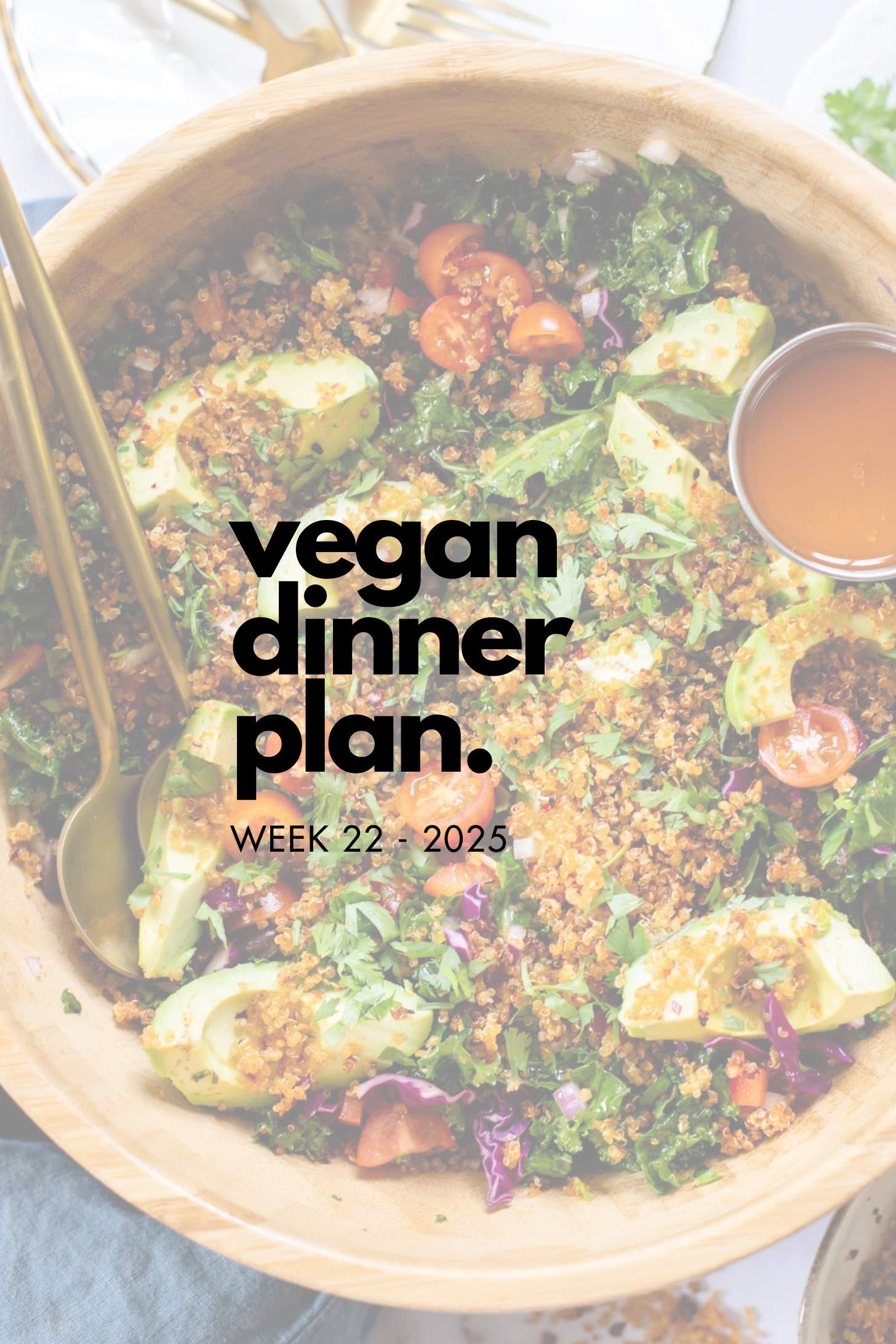 Make your life easier and use my weekly vegan dinner plans! Five nights of vegan dinner recipes and a grocery list released every Saturday | ThisSavoryVegan.com