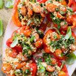 To add in some extra protein, throw in 1/2 cup of chickpeas with the couscous | ThisSavoryVegan.com