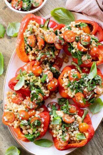To add in some extra protein, throw in 1/2 cup of chickpeas with the couscous | ThisSavoryVegan.com