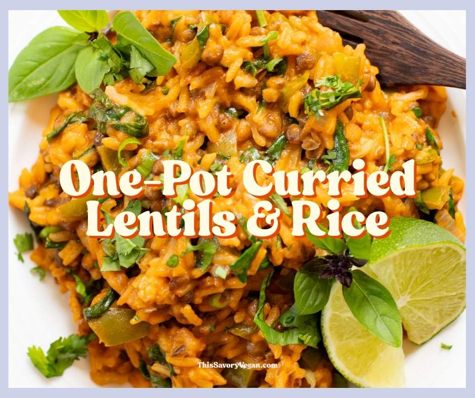 Make your life easier and use my weekly vegan dinner plans! Five nights of vegan dinner recipes and a grocery list released every Saturday | ThisSavoryVegan.com
