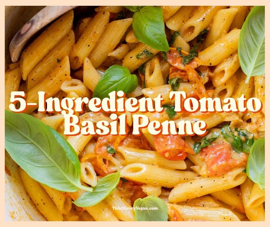 Make your life easier and use my weekly vegan dinner plans! Five nights of vegan dinner recipes and a grocery list released every Saturday | ThisSavoryVegan.com