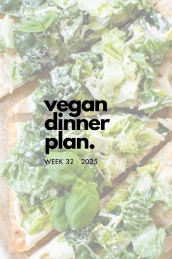 Make your life easier and use my weekly vegan dinner plans! Five nights of vegan dinner recipes and a grocery list released every Saturday | ThisSavoryVegan.com