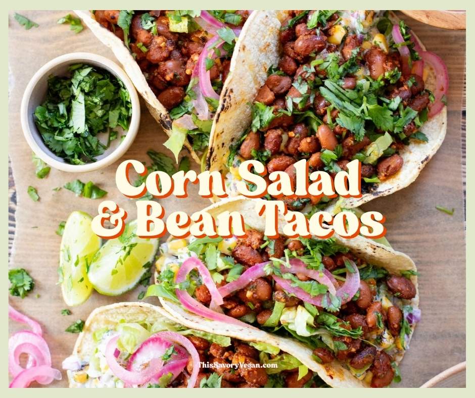 Make your life easier and use my weekly vegan dinner plans! Five nights of vegan dinner recipes and a grocery list released every Saturday | ThisSavoryVegan.com