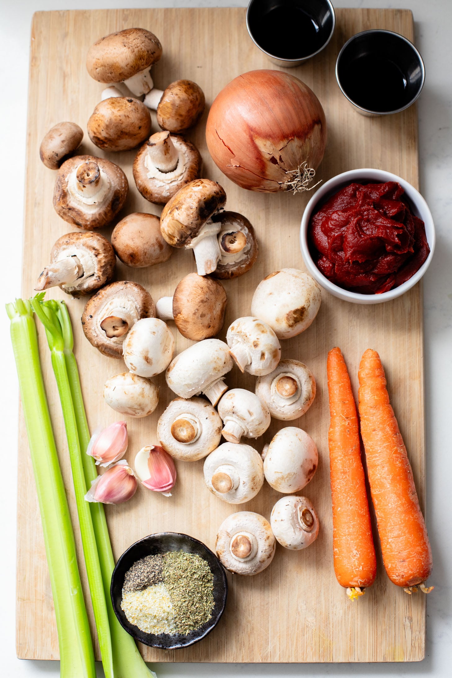 This Sunday Night Mushroom Ragu is the perfect recipe to have on the stove all day. The cooked down mushrooms give this sauce a meaty texture | ThisSavoryVegan.com
