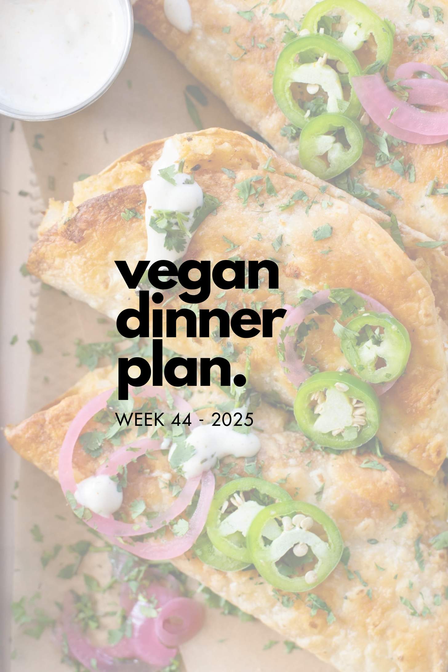 Make your life easier and use my weekly vegan dinner plans! Five nights of vegan dinner recipes and a grocery list released every Saturday | ThisSavoryVegan.com