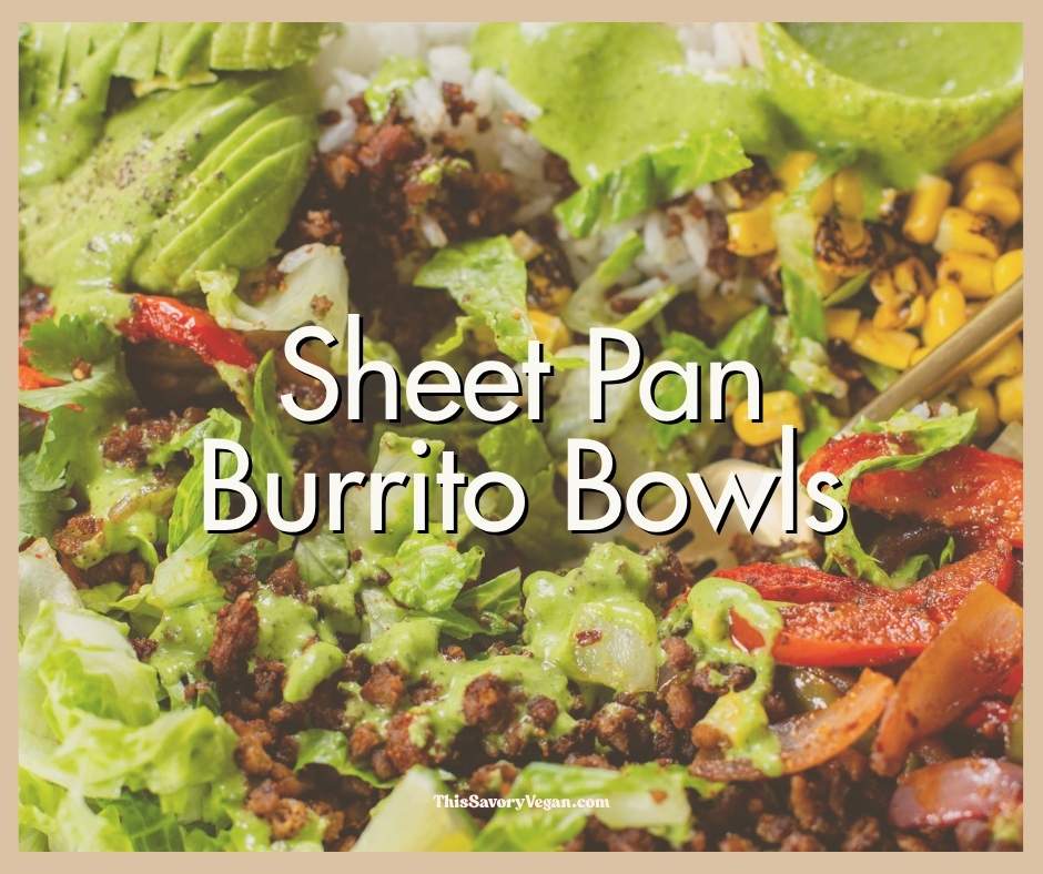 Make your life easier and use my weekly vegan dinner plans! Five nights of vegan dinner recipes and a grocery list released every Saturday | ThisSavoryVegan.com