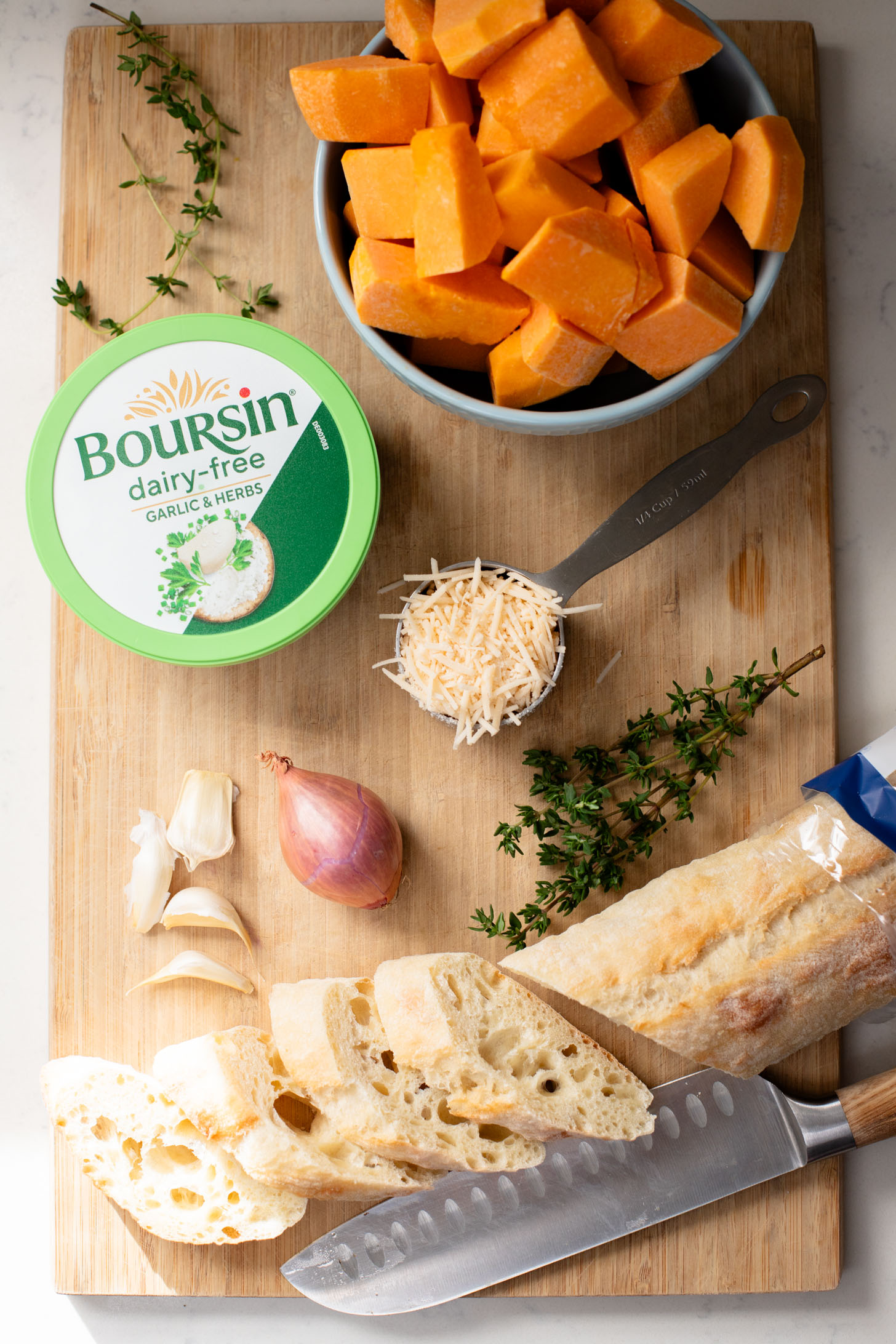This Cheesy Butternut Squash Dip is a super delicious vegan appetizer. A great addition to your holiday menu | ThisSavoryVegan.com