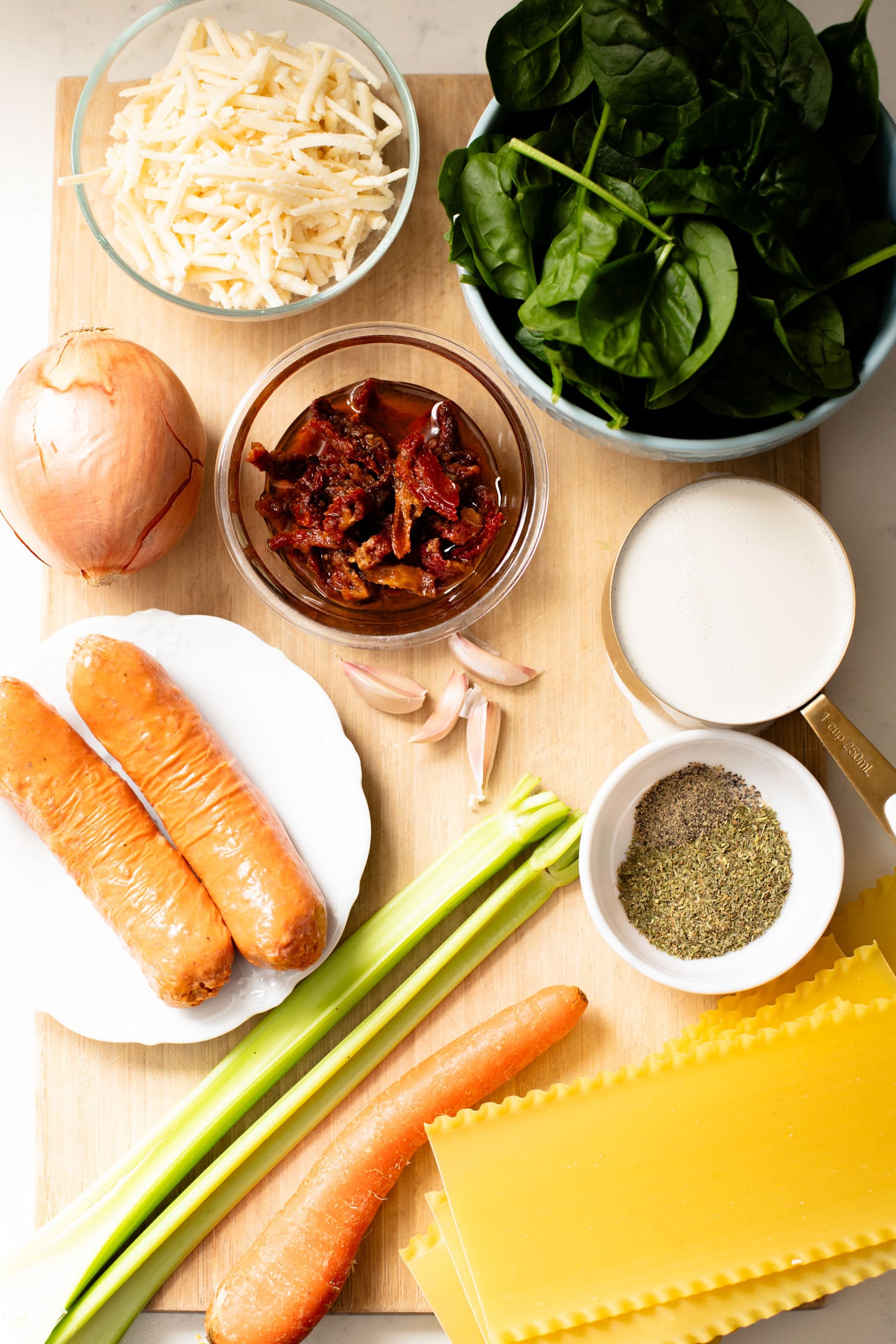 This Creamy Vegan Lasagna Soup is comfort food in a bowl. It is a cozy, one-pot dinner that the whole family will love | ThisSavoryVegan.com