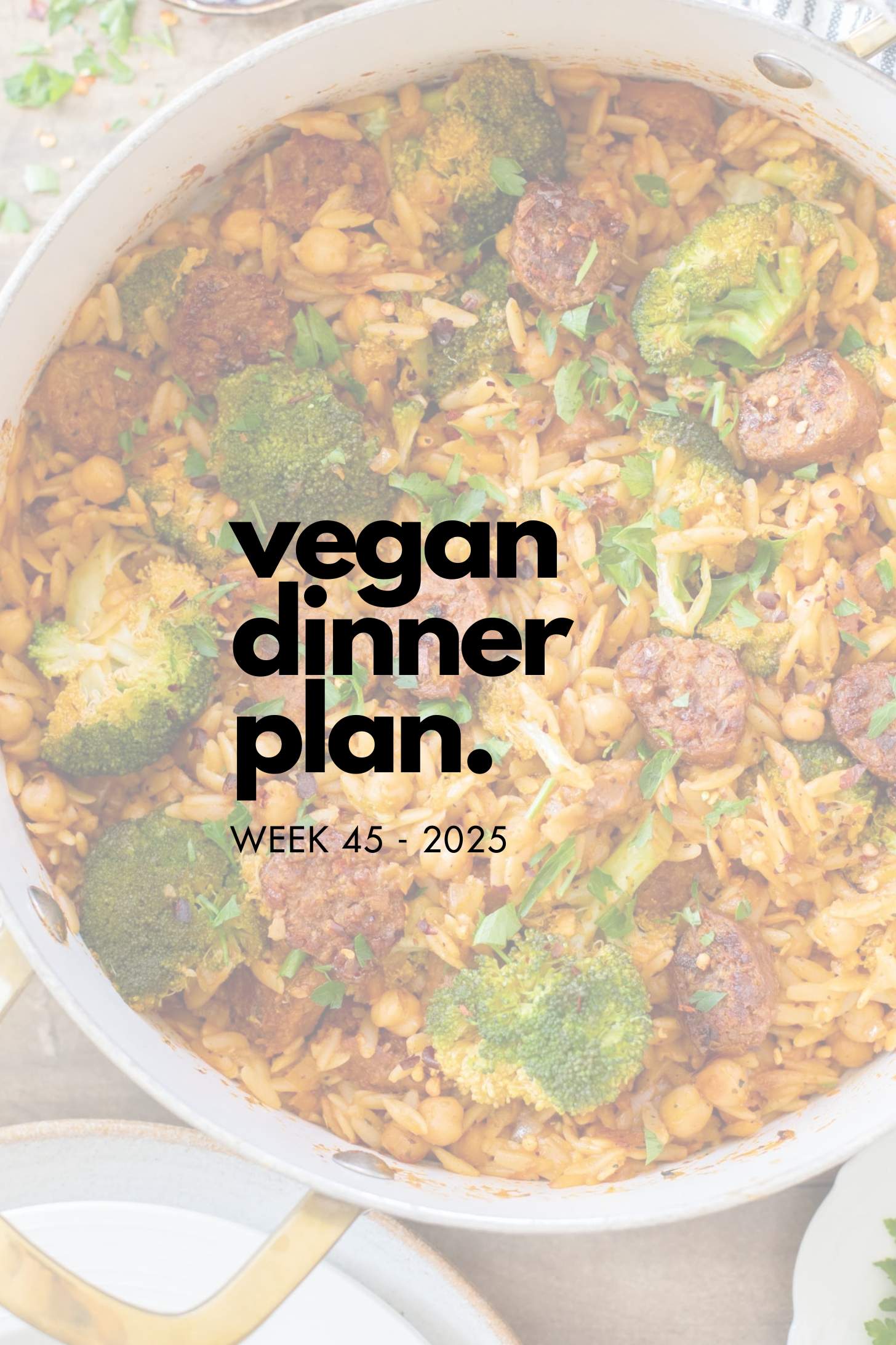 Make your life easier and use my weekly vegan dinner plans! Five nights of vegan dinner recipes and a grocery list released every Saturday | ThisSavoryVegan.com