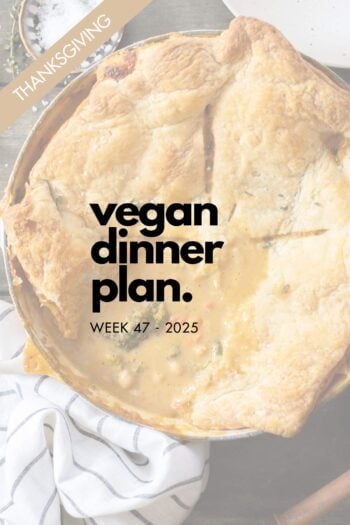Not sure what to make for your holiday feast? I have you covered with my Vegan Thanksgiving Dinner Plan 2025 | ThisSavoryVegan.com