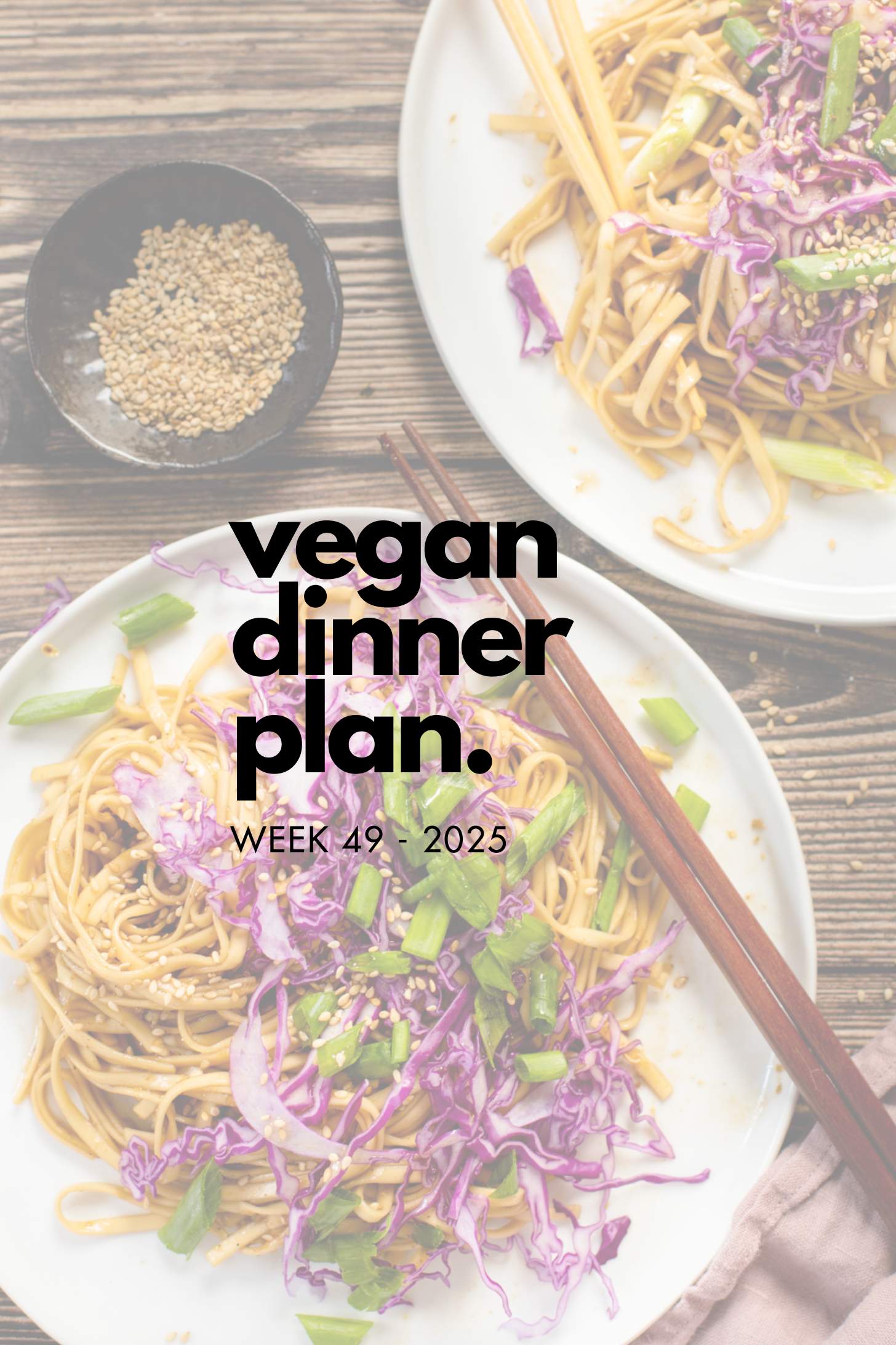 Make your life easier and use my weekly vegan dinner plans! Five nights of vegan dinner recipes and a grocery list released every Saturday | ThisSavoryVegan.com