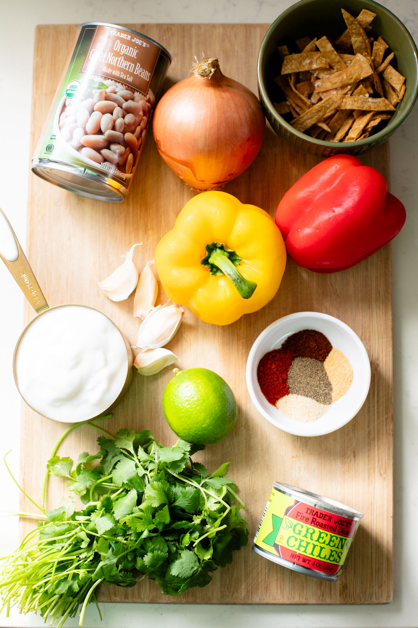 This White Bean Chili is a simple & healthy one-pot dinner! You get a cozy dinner in 30 minutes with very few dishes | ThisSavoryVegan.com
