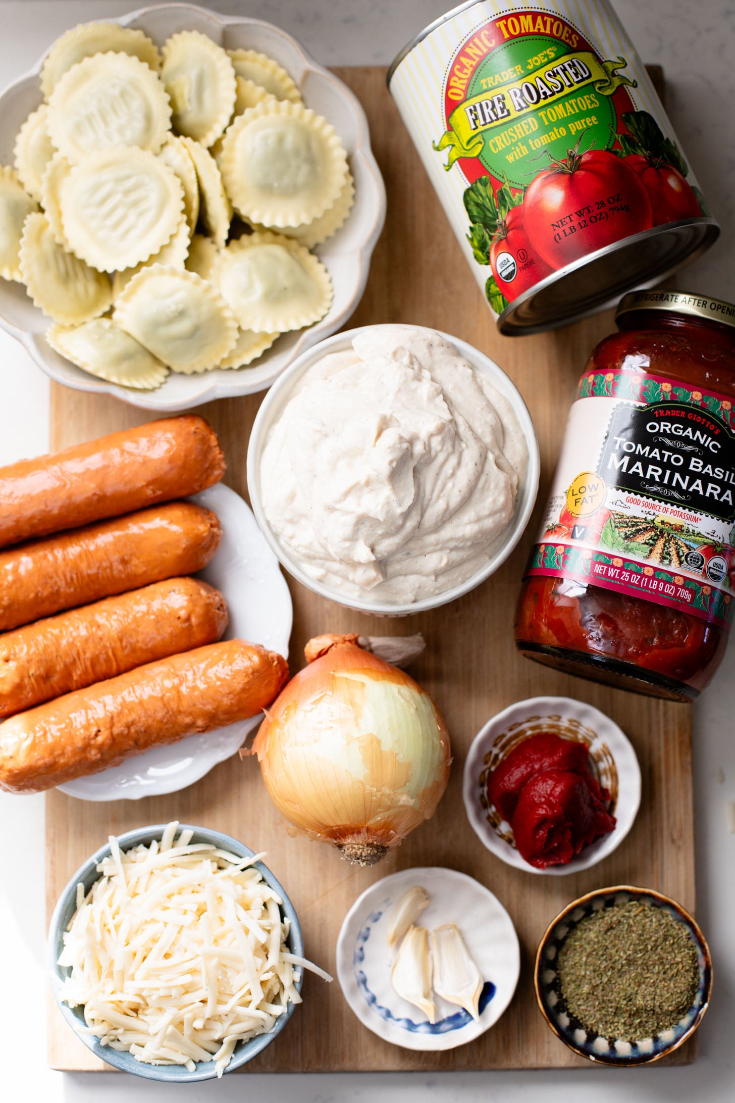 This Ravioli Lasagna is the ultimate family dinner! It is easy to assemble, feeds a crowd and is 100% dairy-free | ThisSavoryVegan.com