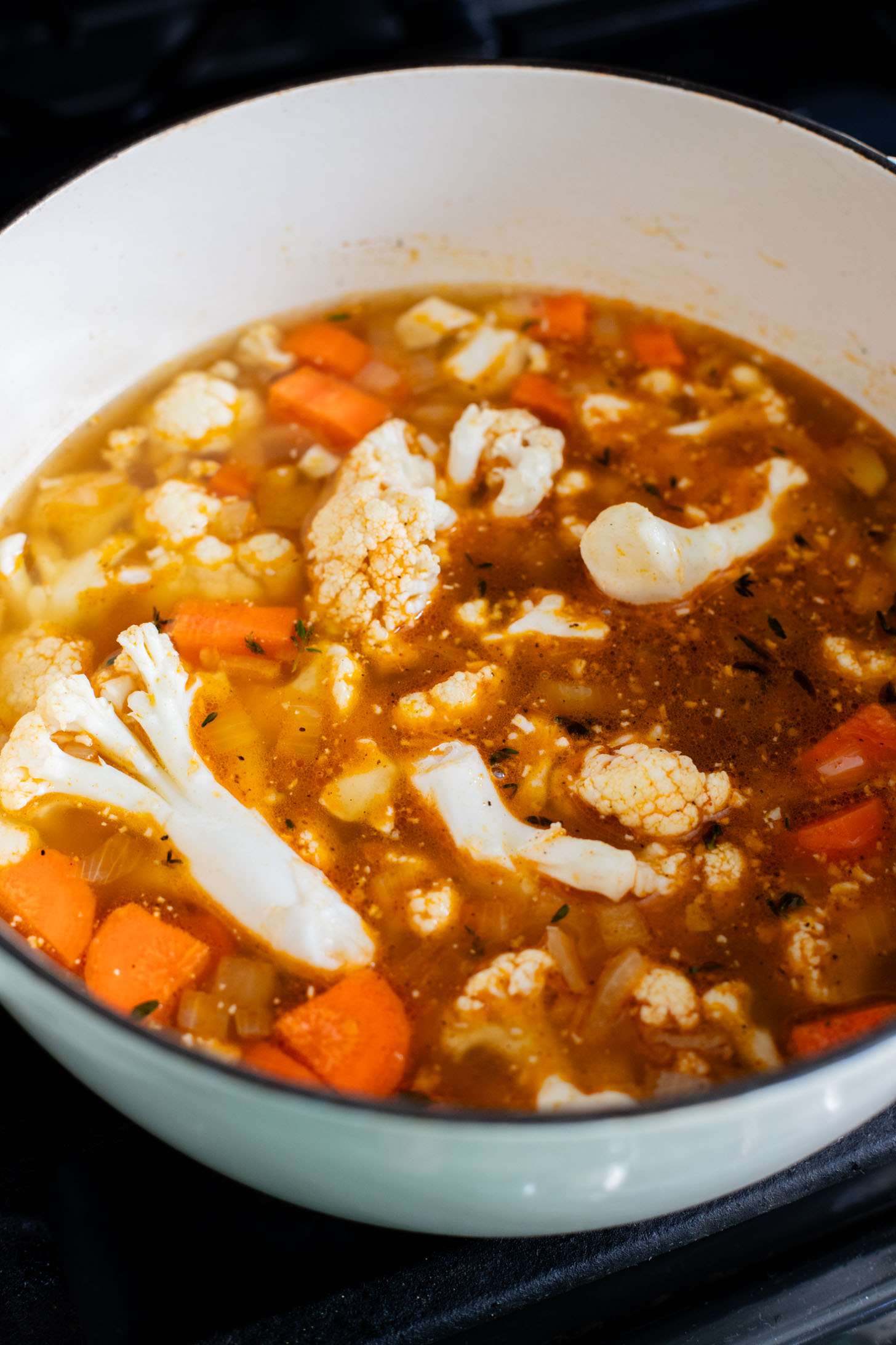 This Vegan Broccoli & Cheddar Soup is creamy & delicious. Made dairy-free and has some extra sneaky veggies too | ThisSavoryVegan.com