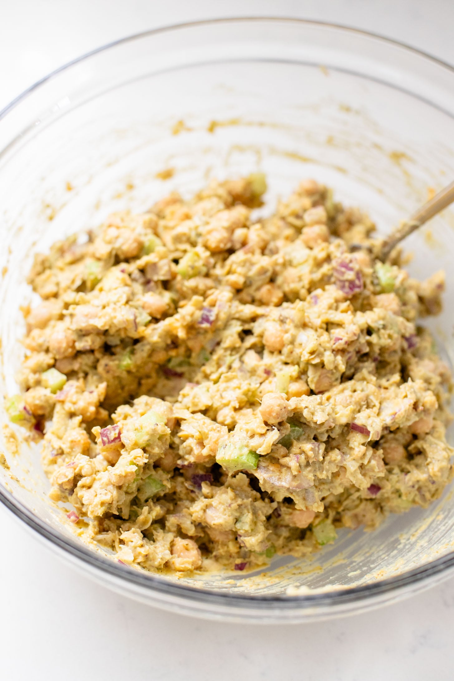 These Pesto Chickpea Salad Sandwiches are easy, filling and so tasty! Layered with so many delicious flavors | ThisSavoryVegan.com