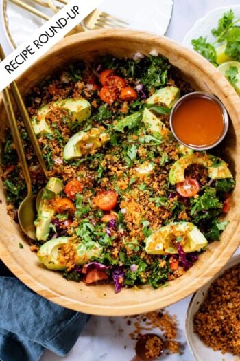 31 Recipes to Make in May 2026 - fresh spring veggies, easy dinners and great party food. This list has everything you need to make in May | ThisSavoryVegan.com