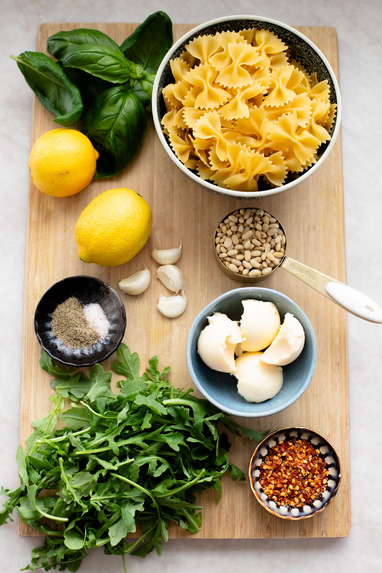 These Buttery Lemon Noodles with Toasted Pine Nuts are dairy-free and so comforting! The perfect spring pasta night recipe | ThisSavoryVegan.com