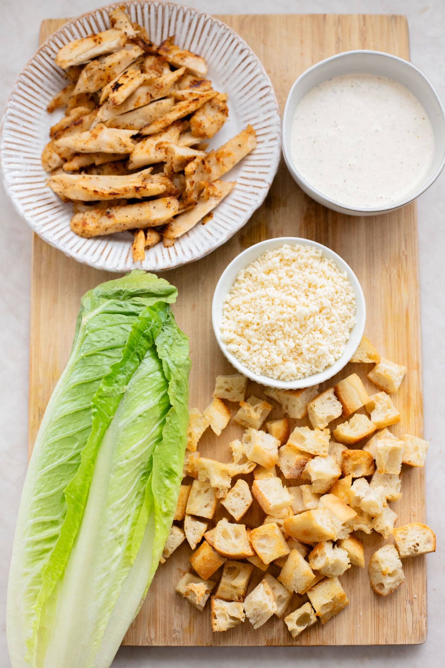 This is the BEST Vegan Chicken Caesar Salad! The dressing is creamy, the vegan chicken is crispy. The perfect lunch or dinner | ThisSavoryVegan.com