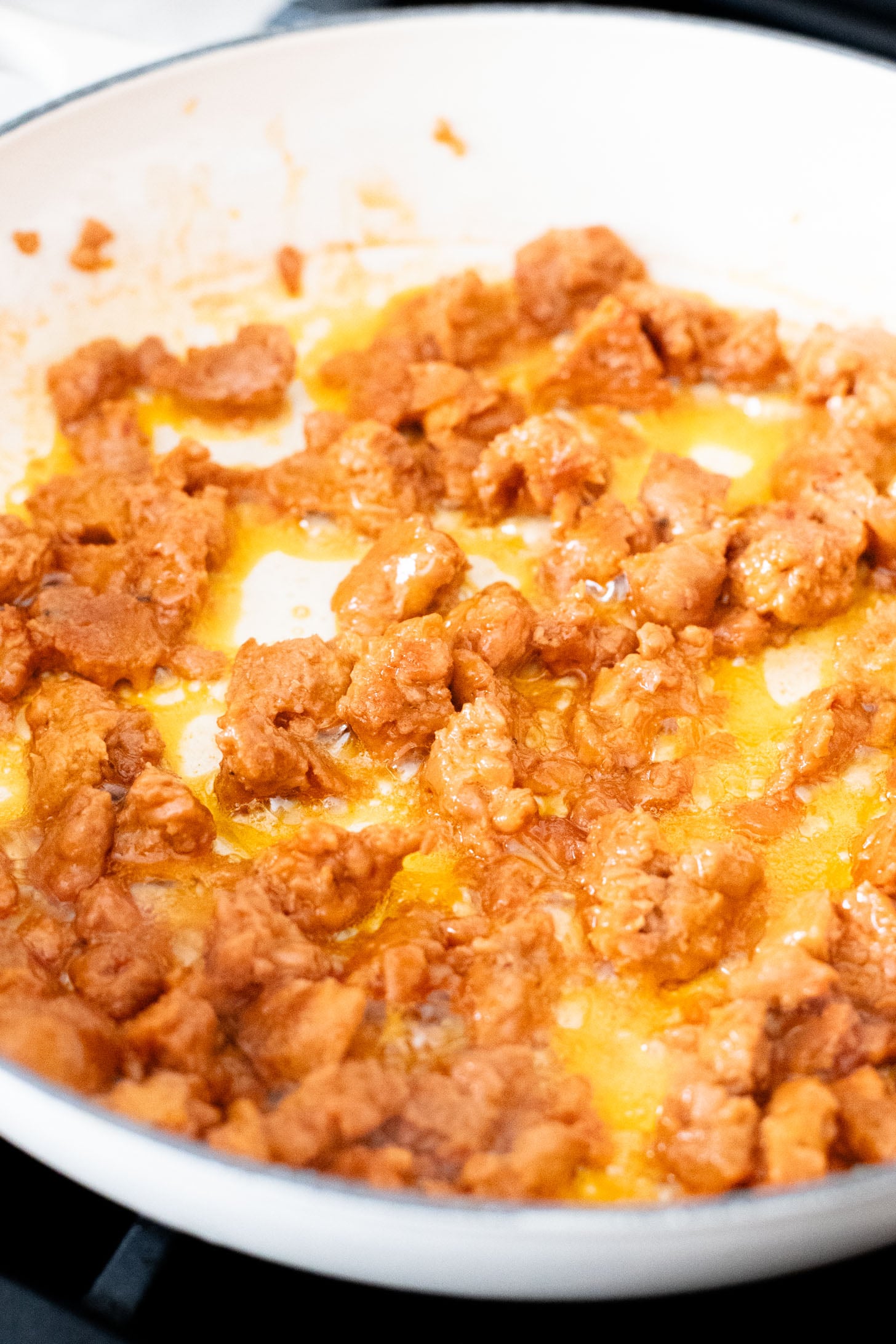 This Vegan Sausage Tortellini Bake is the perfect family meal - made in one pan and super comforting | ThisSavoryVegan.com
