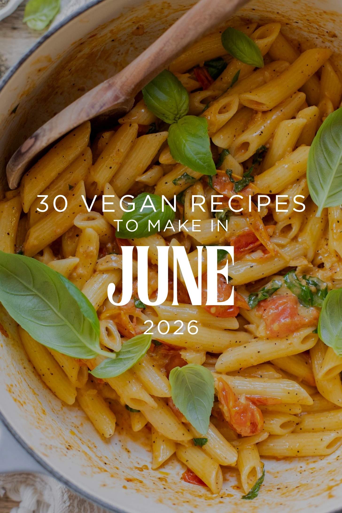 30 Recipes to Make in June 2026 - summer is here and it is time to get outside to eat your favorite vegan salads, burgers and snacks | ThisSavoryVegan.com