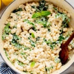 This Lemon Ricotta Pasta is made vegan with a tofu ricotta which gives this pasta a boost of plant protein. Simple ingredients, BIG flavors | ThisSavoryVegan.com