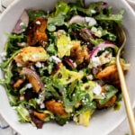 Busy moms unite! Rene's 8-Minute Salad is the vegan salad that all moms need for a quick lunch during nap time. Protein-packed and ready in 8 minutes | ThisSavoryVegan.com