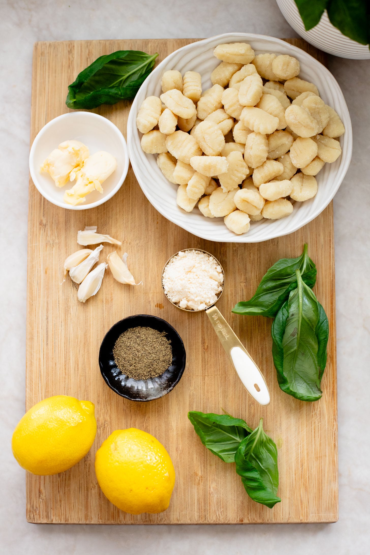 This Vegan Lemon Parmesan Gnocchi is a 20-minute dinner that has simple ingredients and bright, fresh flavors | ThisSavoryVegan.com