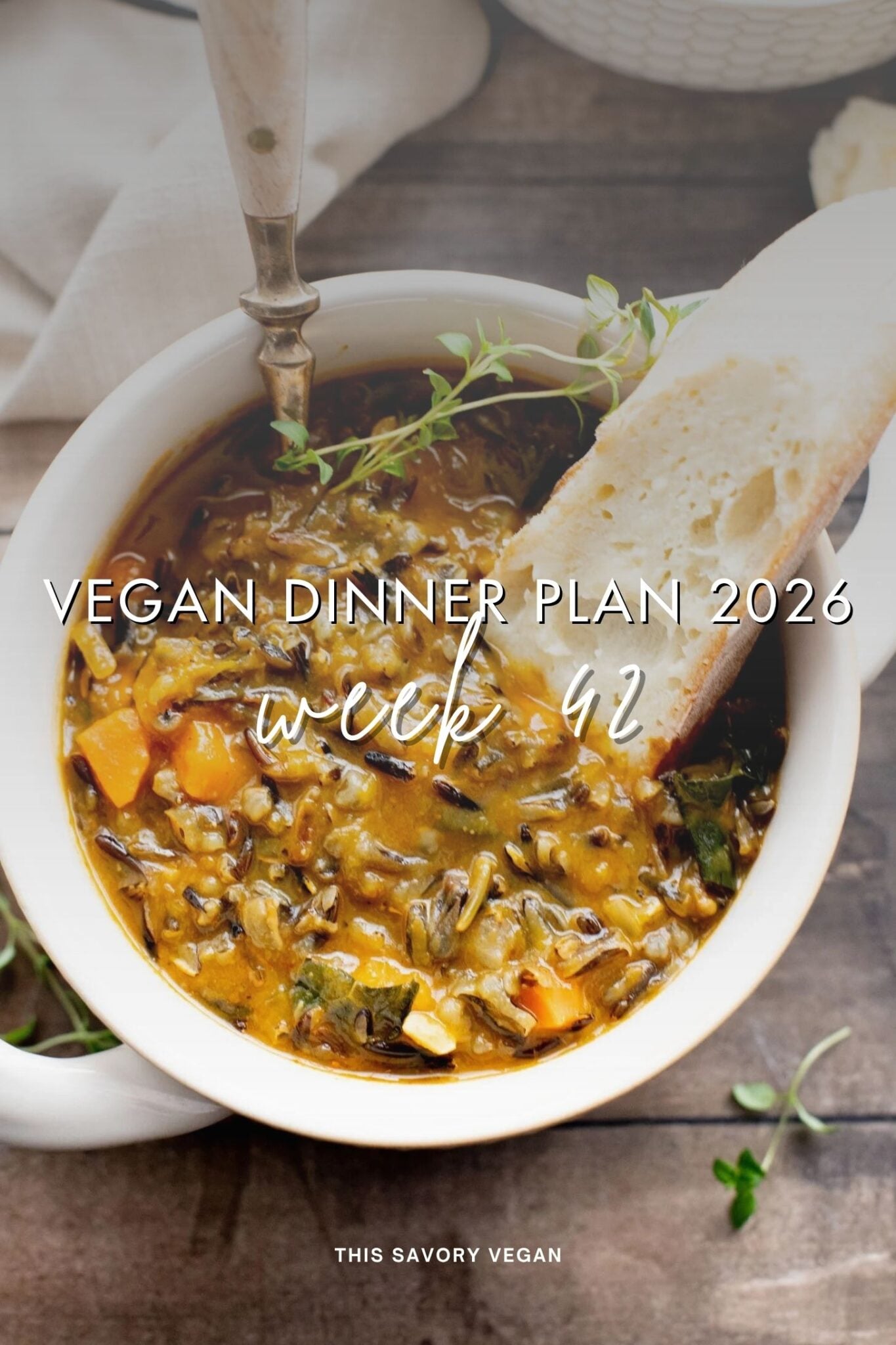 Vegan Dinner Plans 2026: Week 42 - This Savory Vegan